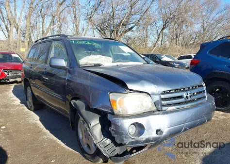 2007 Toyota Highlander Limited V6 z USA, uszkodzony, nr VIN JTEDP21AX70148159
